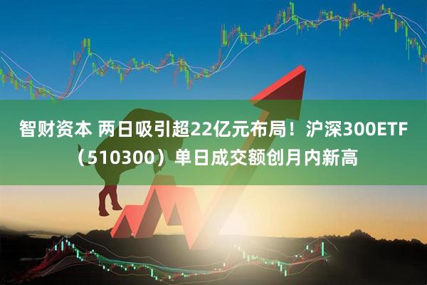 智财资本 两日吸引超22亿元布局！沪深300ETF（510300）单日成交额创月内新高